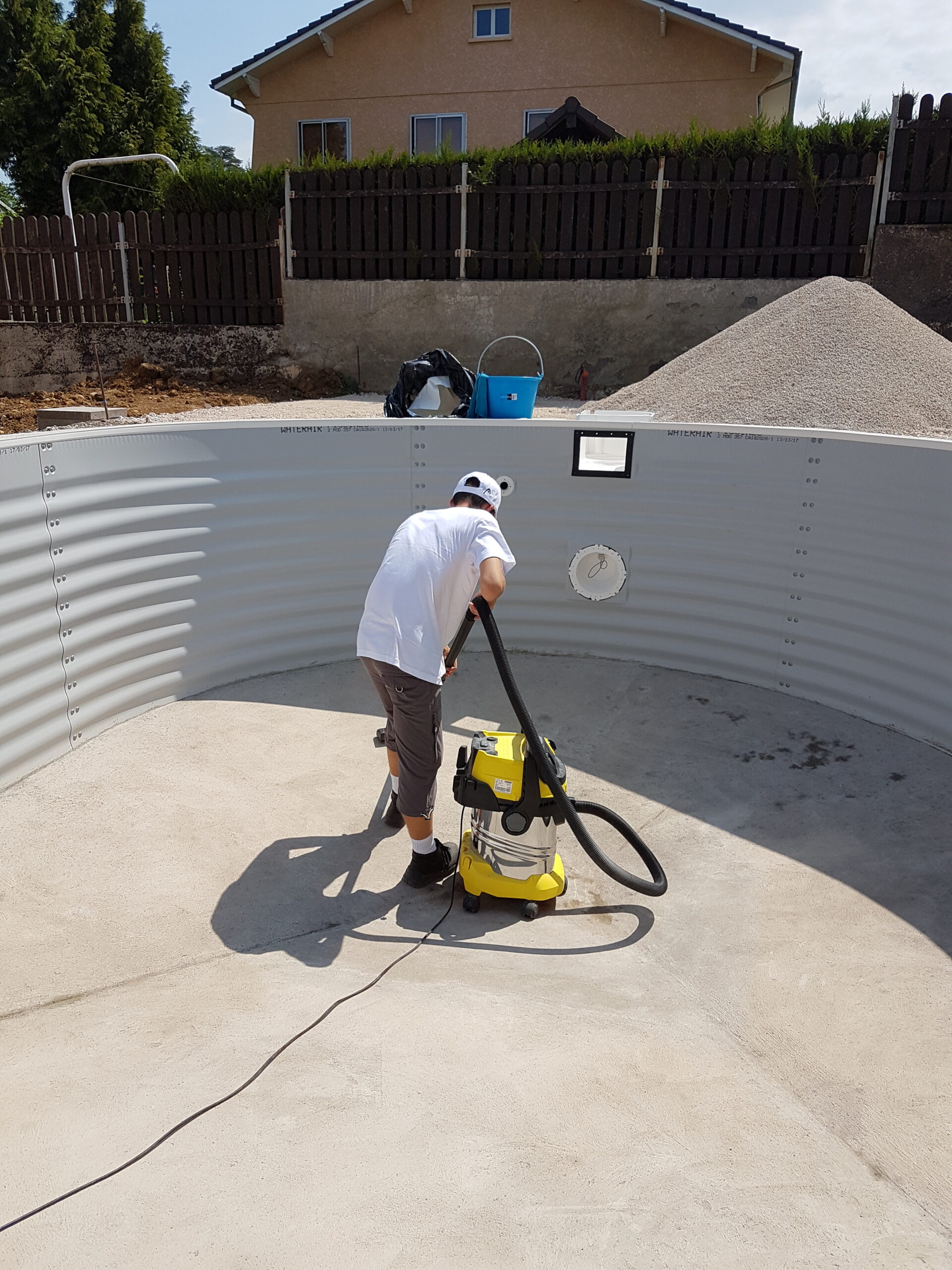 Chantier de création paysagère par Coulon Création